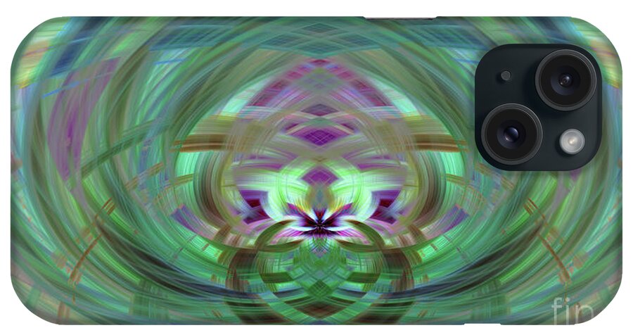 Abstract iPhone Case featuring the photograph Banner Day by Cathy Donohoue