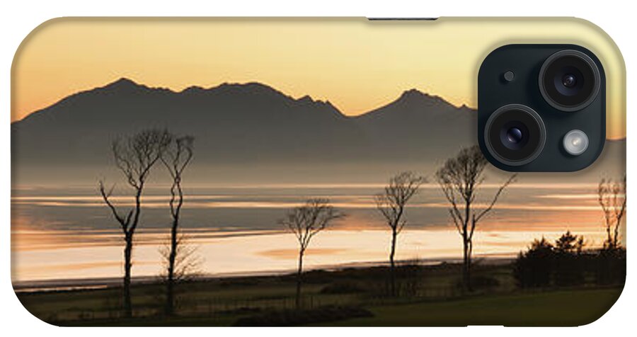 Water's Edge iPhone Case featuring the photograph Bare Trees At Coast by Image By Peter Ribbeck