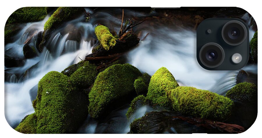 Unesco iPhone Case featuring the photograph Barnes Creek With Water Flowing Over by Mint Images - Art Wolfe
