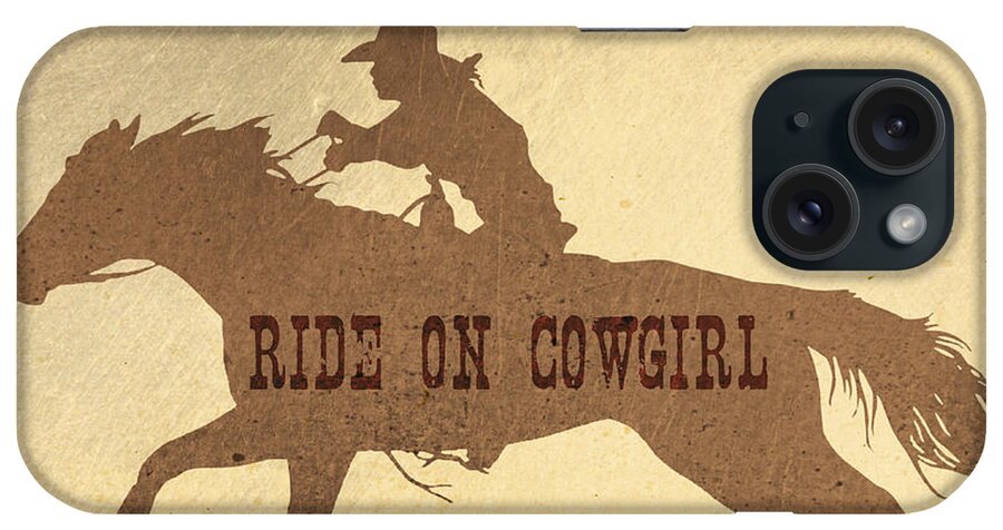 Ability iPhone Case featuring the photograph Barrel Racer Art by Dressage Design