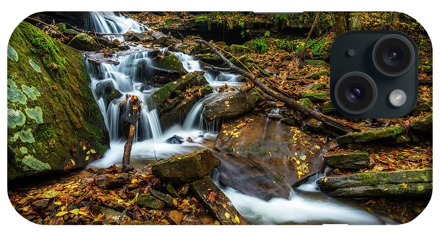 Waterfall iPhone Case featuring the photograph Barton Mill Run Waterfall by Thomas R Fletcher