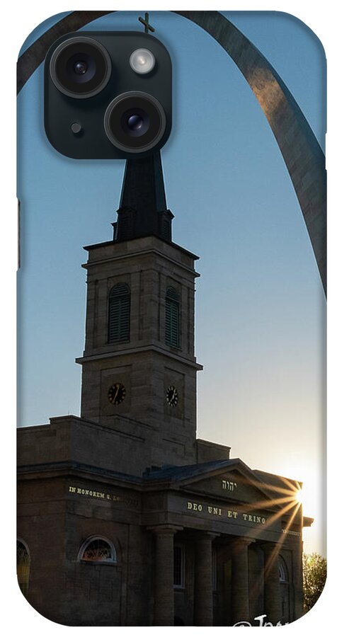 Arch iPhone Case featuring the photograph Basilica under the Arch by Joan Wallner