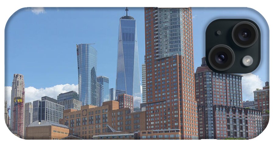 Freedom Tower iPhone Case featuring the photograph Battery Park City by Cate Franklyn