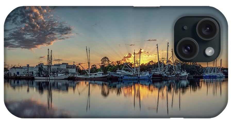 Landscape iPhone Case featuring the photograph Bayou Rays Panorama by Brad Boland