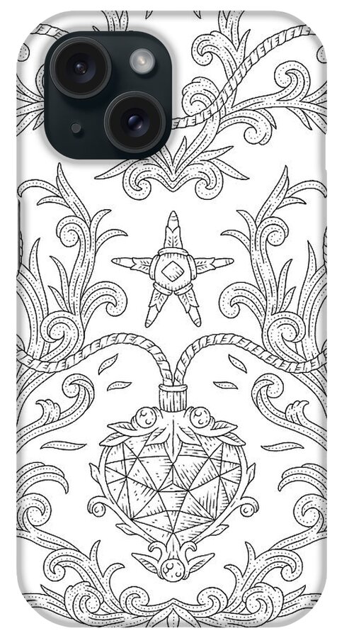 Bc Heart Of The Sea iPhone Case featuring the digital art Bc Heart Of The Sea by Filippo Cardu