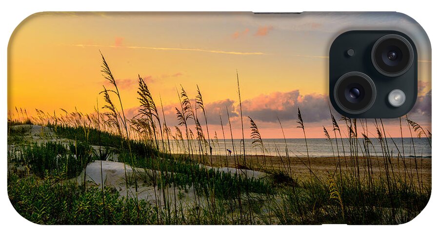 Beach Combing iPhone Case featuring the photograph Beach Combing by John Harding