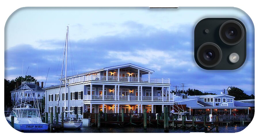 Photo iPhone Case featuring the photograph Beaufort Waterfront -1 by Alan Hausenflock