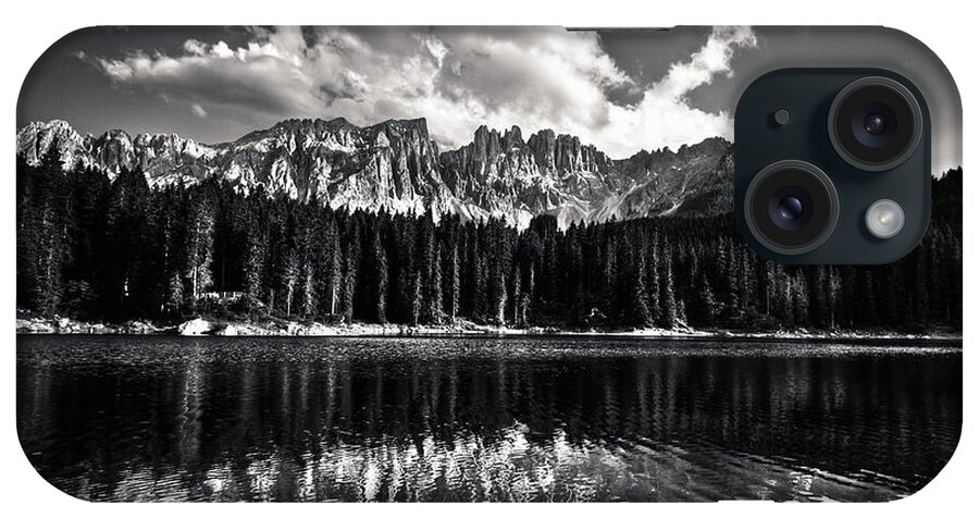 Scenics iPhone Case featuring the photograph Beautiful Alpine Lake Reflection by Moreiso
