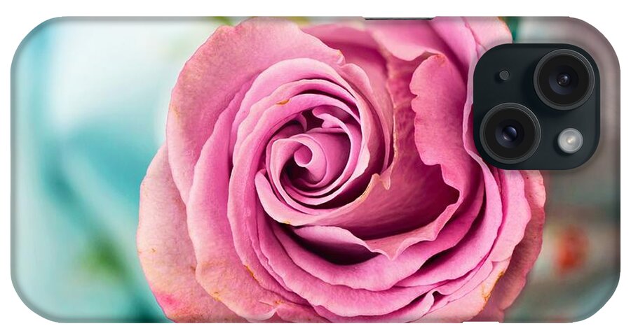 Flower iPhone Case featuring the photograph Beautiful vintage rose by Top Wallpapers