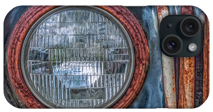 Old-car iPhone Case featuring the photograph Beauty and the Beast by Bernd Laeschke