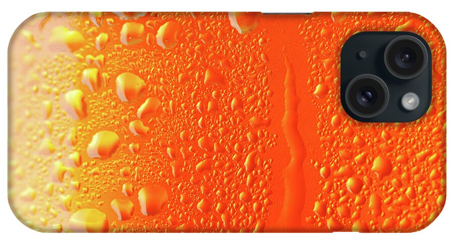 Orange Color iPhone Case featuring the photograph Beer Background by Ultramarinfoto