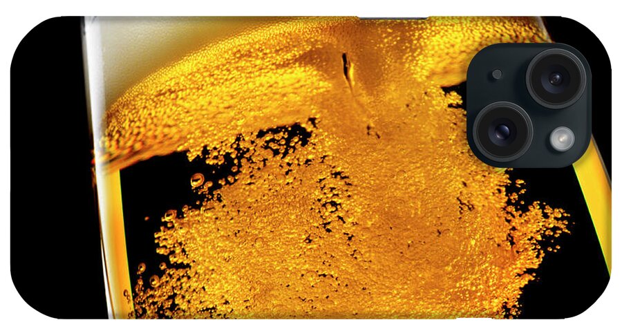 Alcohol iPhone Case featuring the photograph Beer Been Poured Into Glass, Studio Shot by Ultra.f