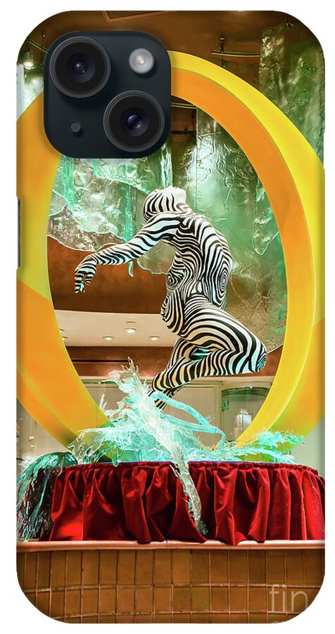 Bellagio O Cirque Du Soleil iPhone Case featuring the photograph Bellagio Jean Philippe Patisserie O Cirque Du Soleil Chocolate Sculpture by Aloha Art