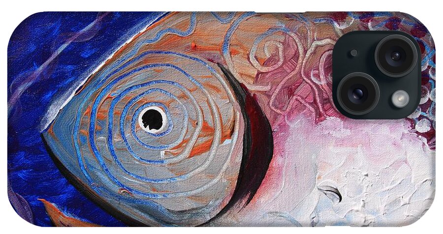 Fish iPhone Case featuring the painting Big Fish by J Vincent Scarpace