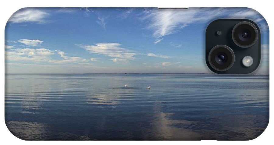 Scenics iPhone Case featuring the photograph Big Sky Over Aransas Bay by Zeesstof