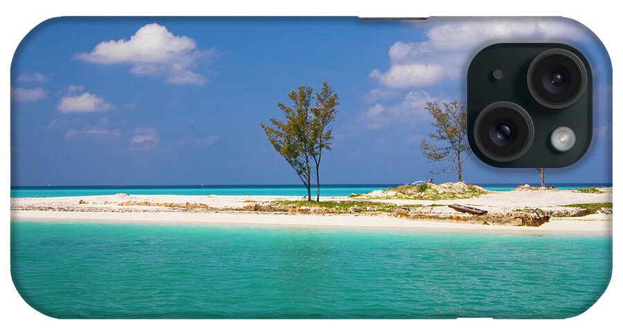 Scenics iPhone Case featuring the photograph Bimini Atoll Island And Beach, Bahamas by © Marie-ange Ostré
