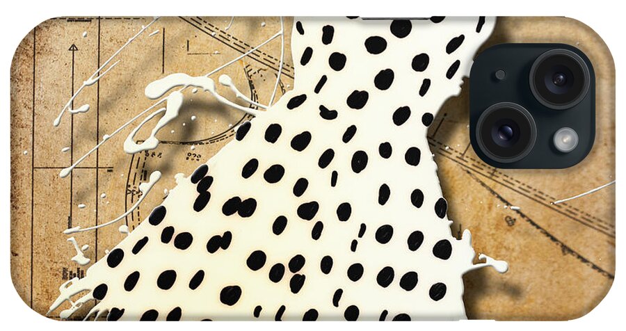 Fashion iPhone Case featuring the photograph Black On White by Roderick E. Stevens