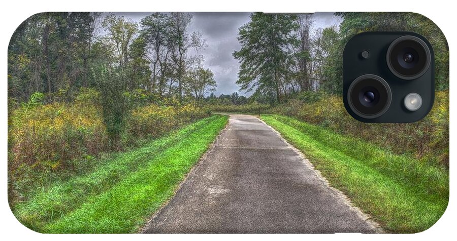 Trail iPhone Case featuring the photograph Blacklick Woods Pathway by Jeremy Lankford