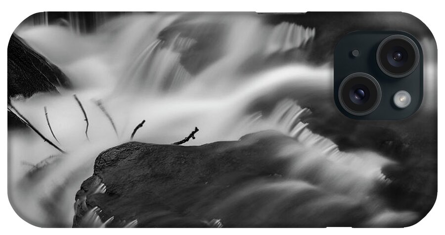 Black And White iPhone Case featuring the photograph Blackstone River XXVIII BW by David Gordon