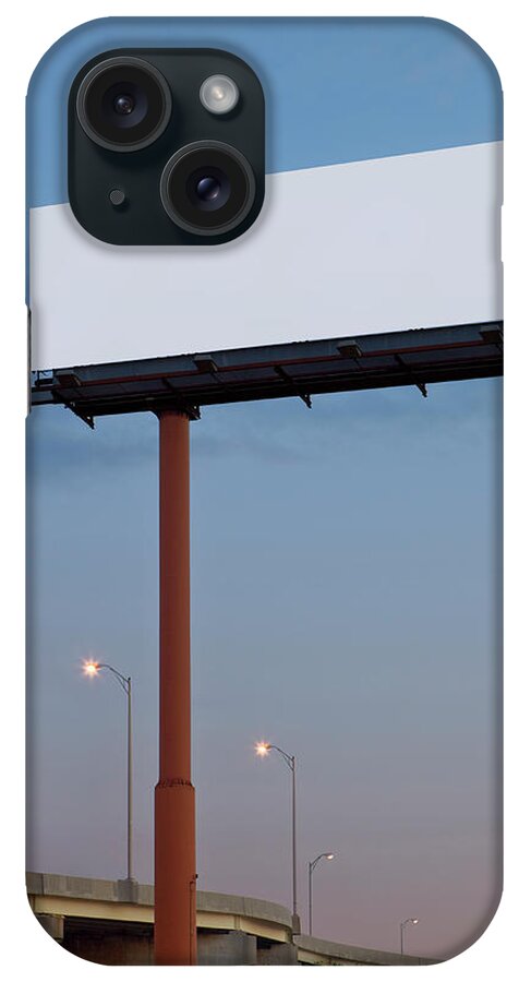 Marketing iPhone Case featuring the photograph Blank Highway Billboard by Greg Pease