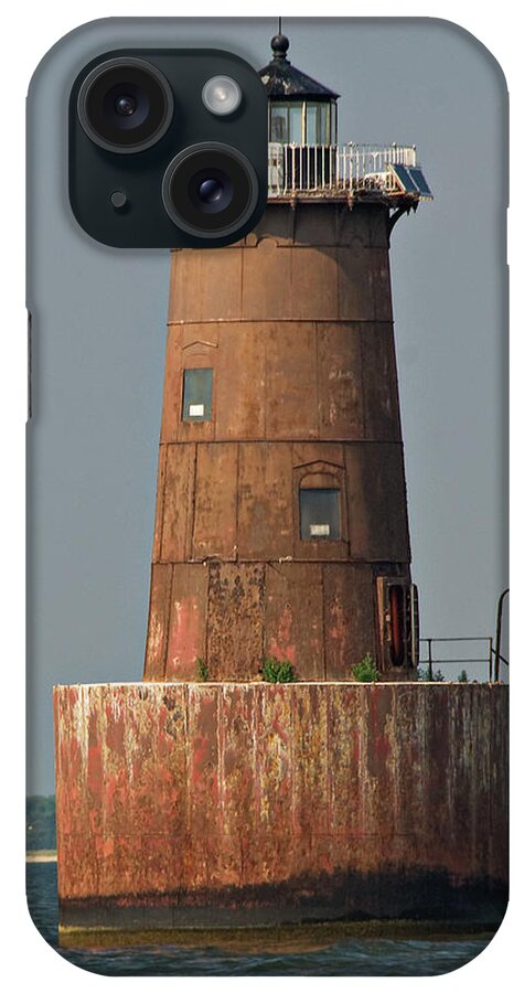 Lighthouse iPhone Case featuring the photograph Bloody Point Lighthouse by Minnie Gallman