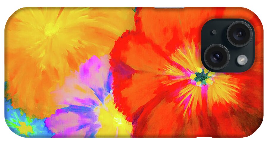 Flower iPhone Case featuring the painting Bloom 2 by Renee Logan