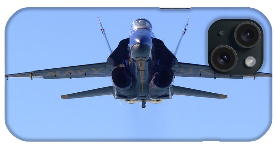 Aviation iPhone Case featuring the photograph Blue Angel Head On by Rick Pisio