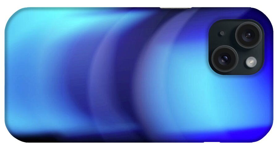 Blue Curves iPhone Case featuring the photograph Blue Curves by Clive Branson