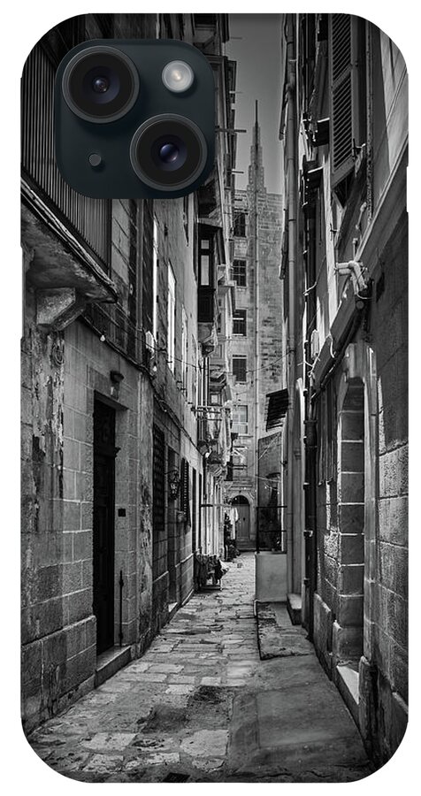 Valletta iPhone Case featuring the photograph Blue Door by Nigel R Bell
