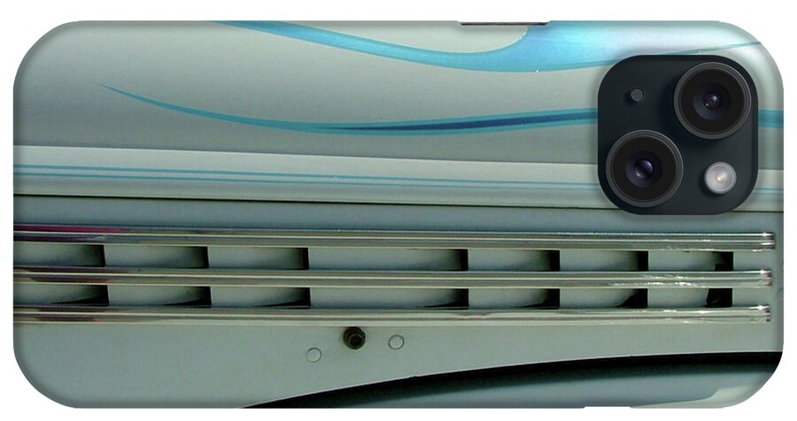 Hot Rod iPhone Case featuring the photograph Blue Flames by Katherine N Crowley