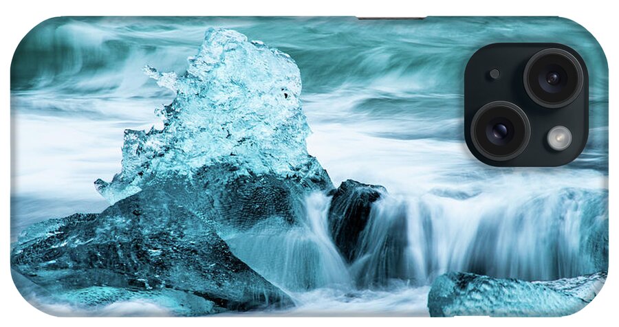 Ice iPhone Case featuring the photograph Blue Ice by Mark Hunter