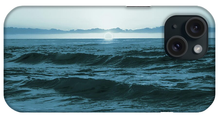  Blue iPhone Case featuring the photograph Blue Sunset by Local Snaps Photography