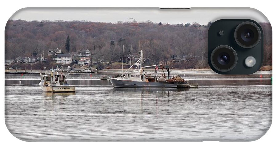 Boats iPhone Case featuring the photograph Boats at Northport Harbor by Susan Jensen