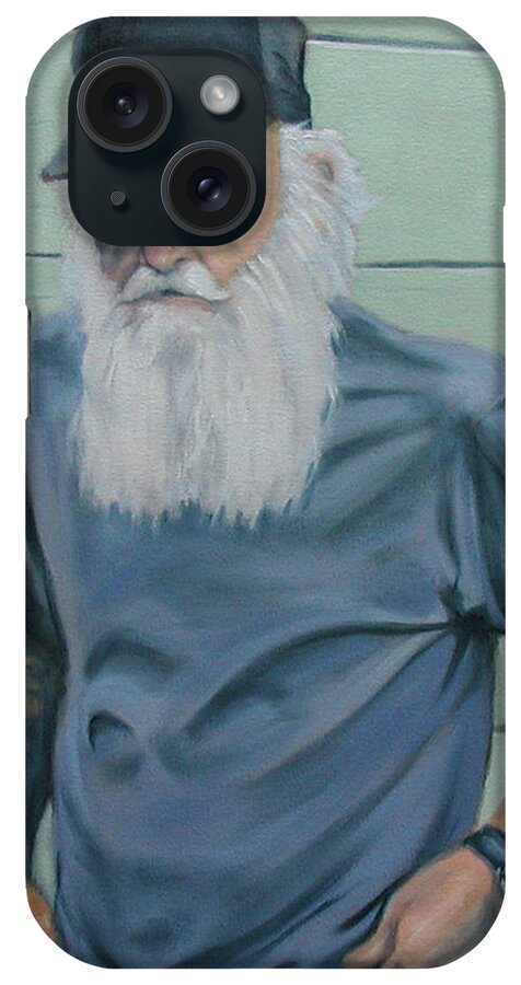 Portrait iPhone Case featuring the painting Bob Berry by Todd Cooper
