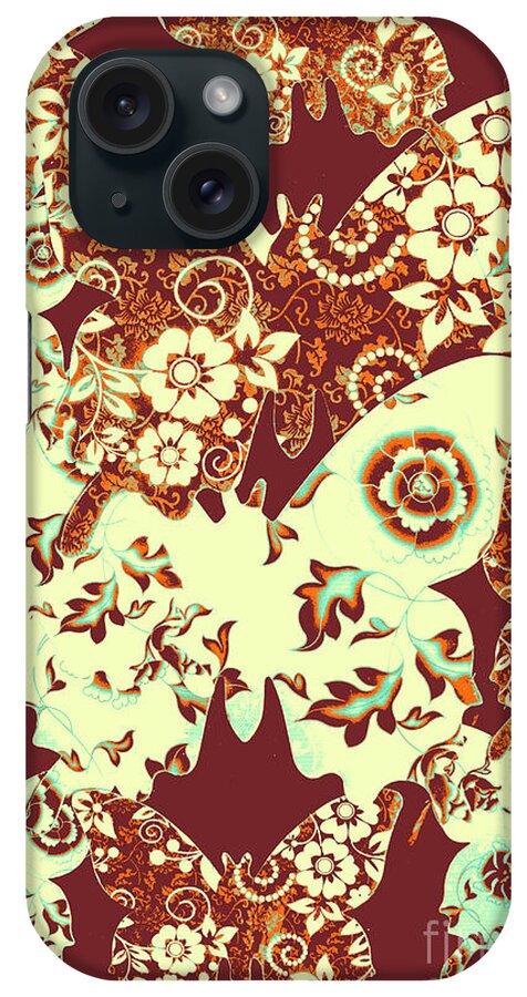 Boho iPhone Case featuring the photograph Boho butterflies by Jorgo Photography