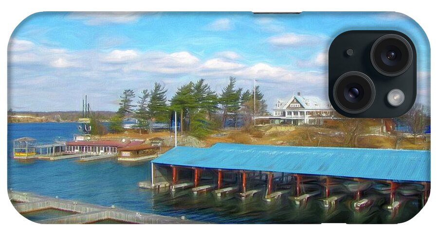 Alexandria Bay iPhone Case featuring the photograph Bonnie Castle Resort by Susan Hope Finley