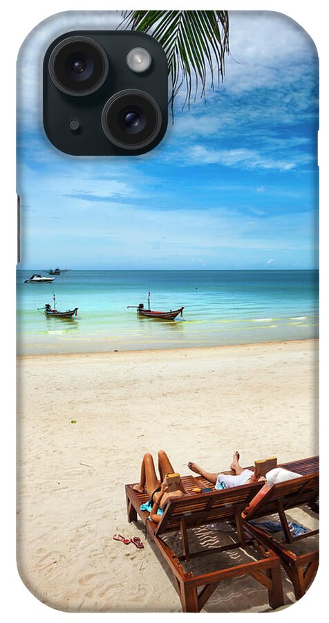 Water's Edge iPhone Case featuring the photograph Bottle Beach In Koh Pha Ngan by Gonzalo Azumendi