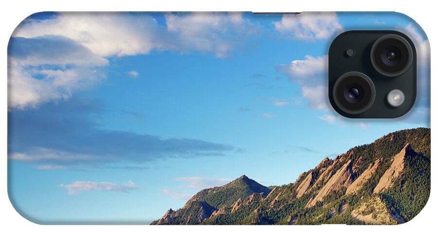 Scenics iPhone Case featuring the photograph Boulder Colorado Flatirons by Beklaus