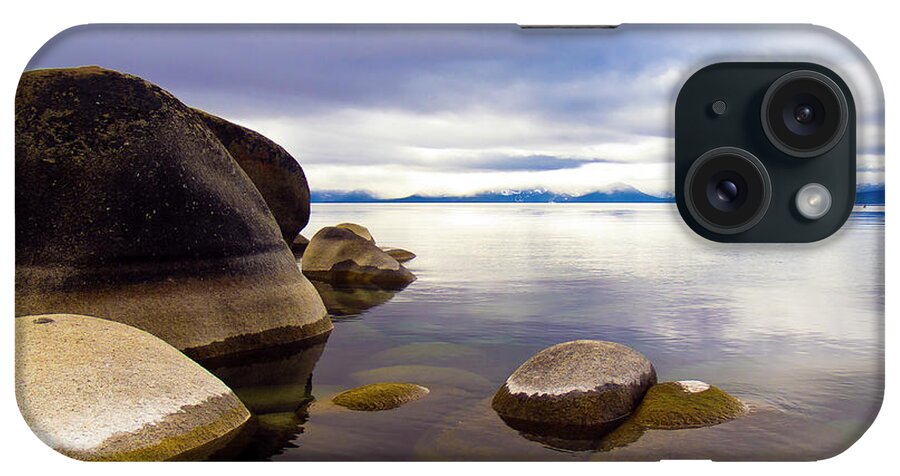 Landscape iPhone Case featuring the photograph Boulders At Sand Harbor by Christopher Johnson