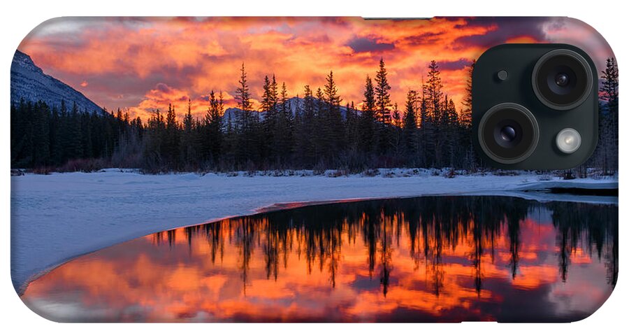 Bow River Bend iPhone Case featuring the photograph Bow River Bend by Michael Blanchette Photography