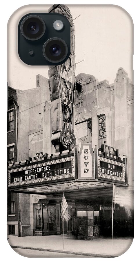 Interference iPhone 15 Case featuring the photograph Boyd Theater by E C Luks