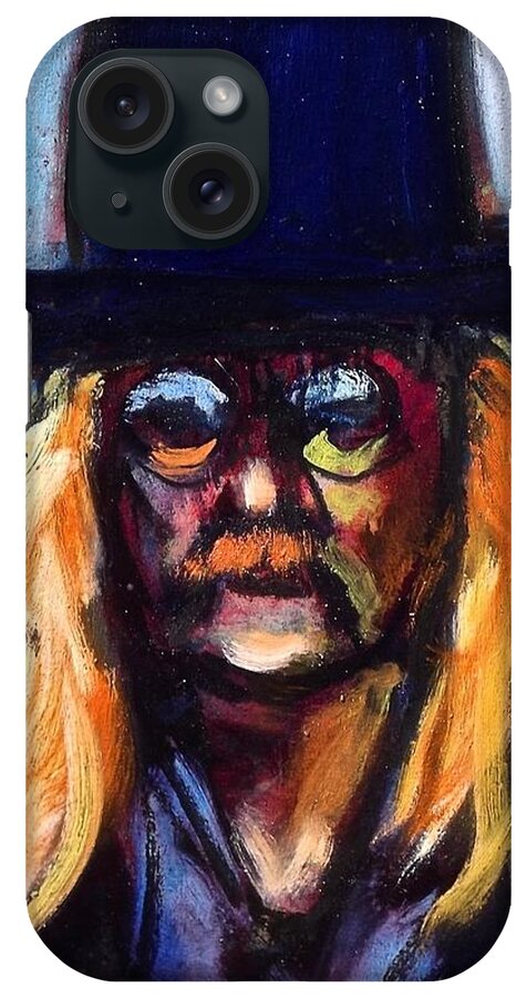 Painting iPhone Case featuring the painting Brautigan by Les Leffingwell