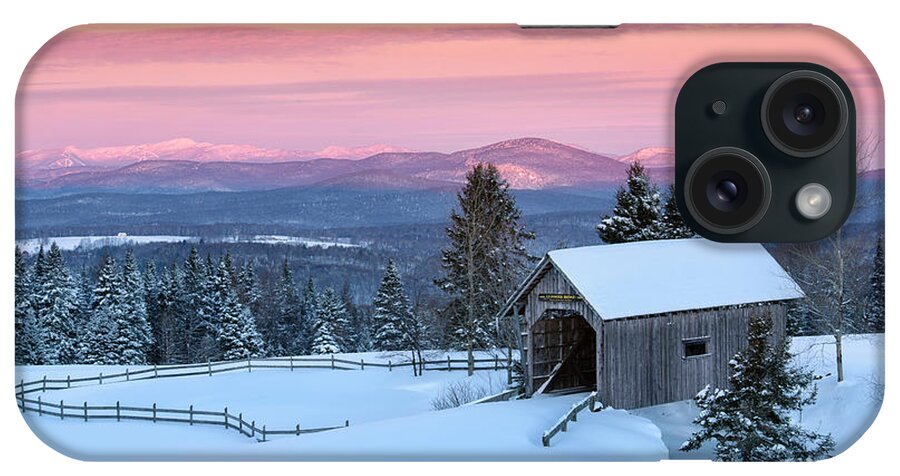 Covered Bridges On A Hill iPhone Case featuring the photograph Bridge On A Hill by Michael Blanchette Photography