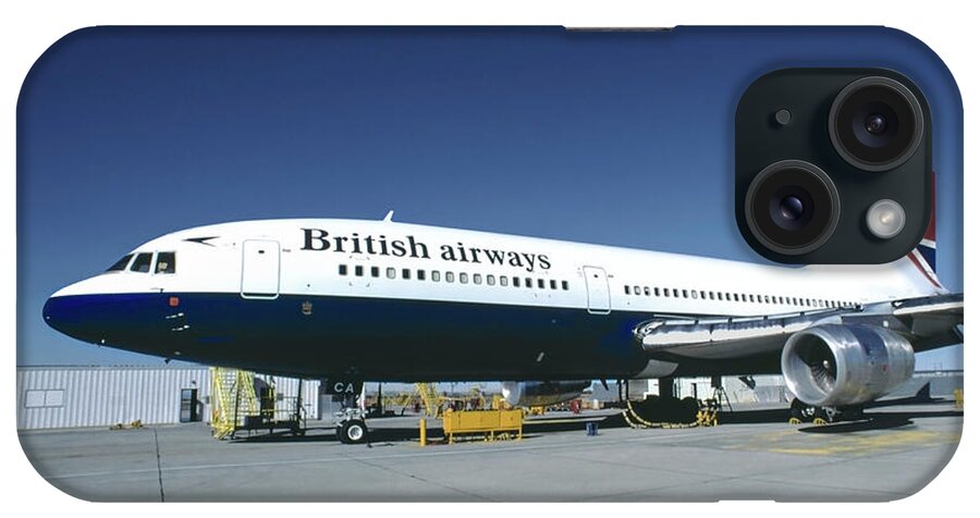Lockheed L-1011-500 Tristar iPhone Case featuring the photograph British Airways L-1011-500 TriStar  by Erik Simonsen