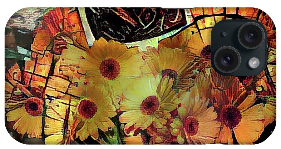 Gerbera iPhone Case featuring the photograph Bunch of Daisies by Jack Torcello