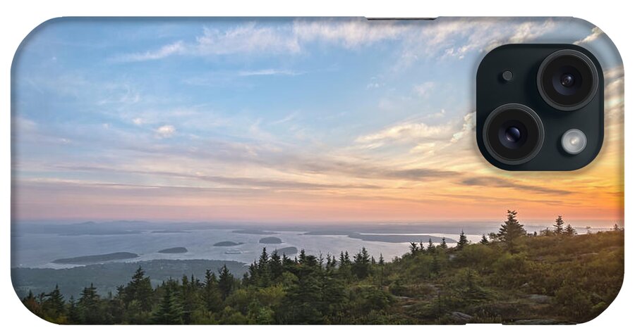 Cadillac Mountain iPhone Case featuring the photograph Cadillac Mountain Sunrise by Angelo Marcialis