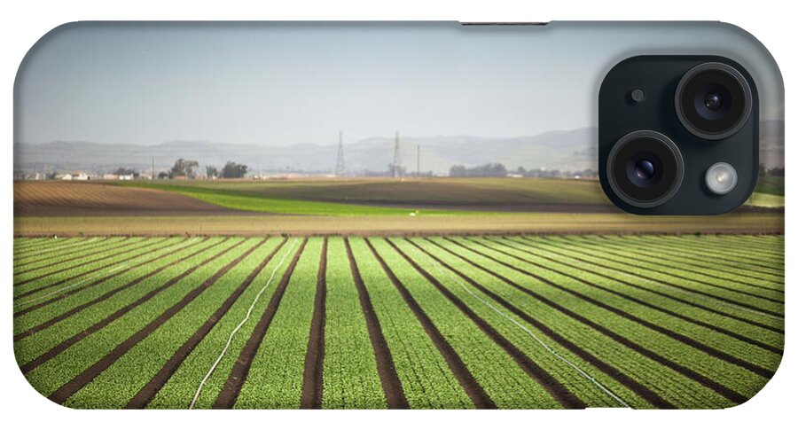 Scenics iPhone Case featuring the photograph California Farmland by Hal Bergman Photography