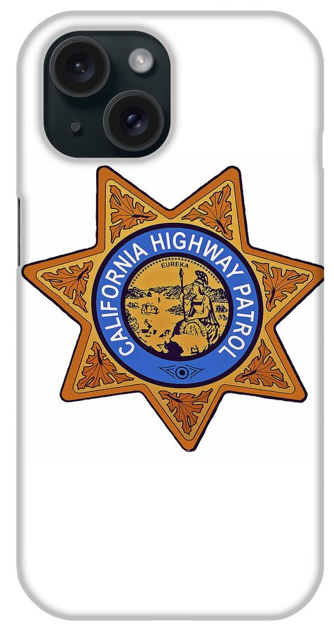 California Highway Patrol iPhone Case featuring the photograph California Highway Patrol by Tikvah's Hope