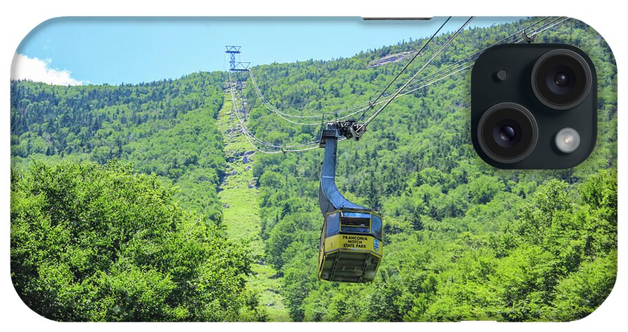  Cannon Mountain iPhone Case featuring the photograph Cannon Mountain Tram by Debra Forand