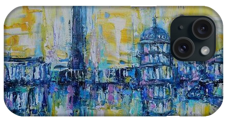 Washington iPhone Case featuring the painting Cap City by Dan Campbell